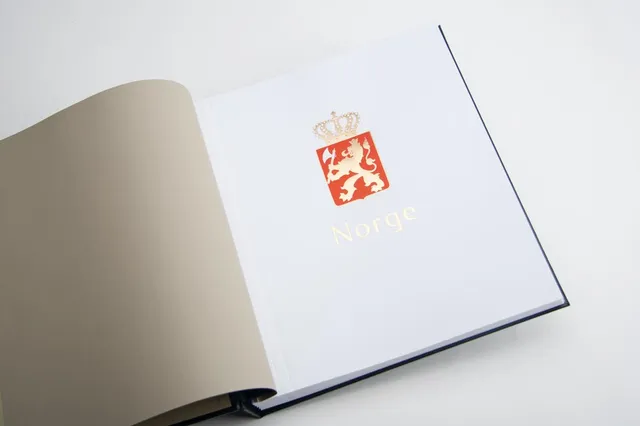 davo-luxe-titre-norv-ge-page-album-timbres-couleur image 1