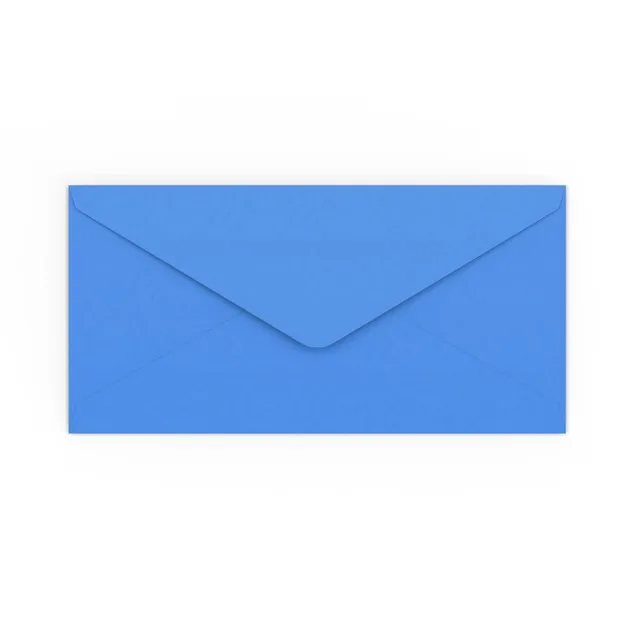 enveloppes-france-enveloppes-color-es-bleue-clatante-110x220-mm-enveloppe image 1