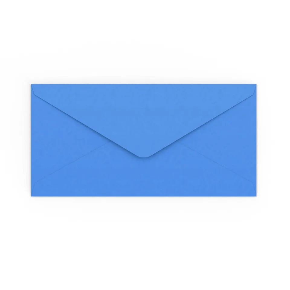 enveloppes-france-enveloppes-color-es-bleue-clatante-110x220-mm-enveloppe image 1