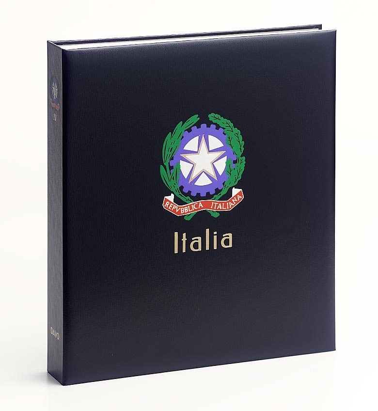 davo-luxe-album-timbres-italie-r-p-ii-1970-1989-avec-tui image 1