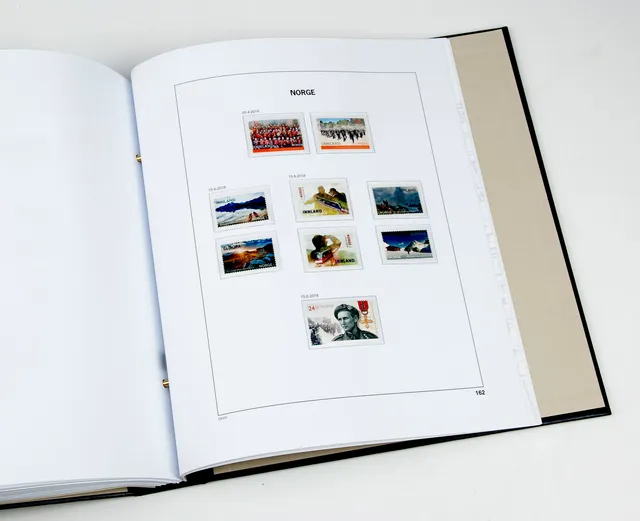 davo-luxe-feuilles-suppl-ment-norv-ge-2018-pour-album-timbres image 1
