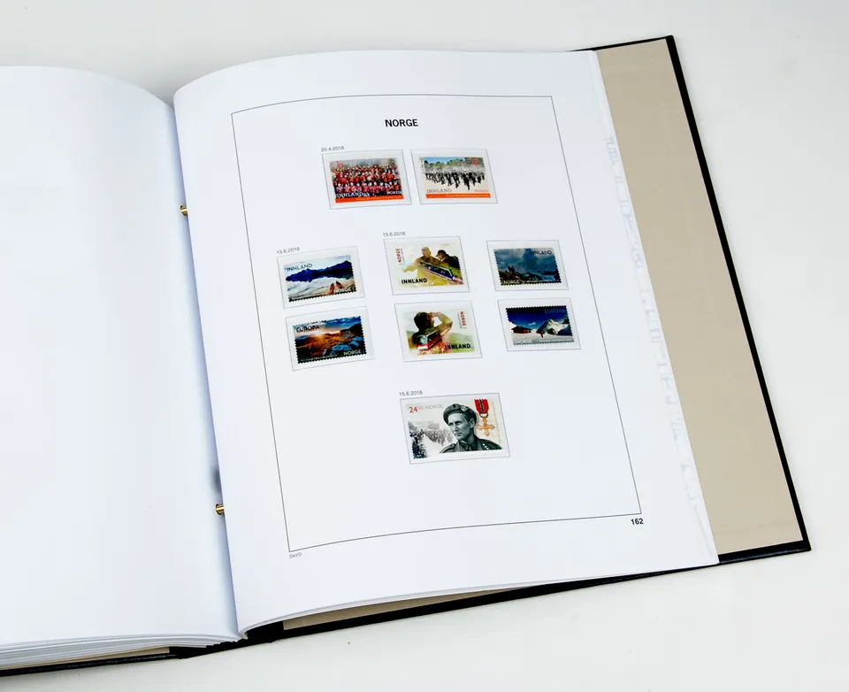 davo-luxe-feuilles-suppl-ment-norv-ge-2018-pour-album-timbres image 1