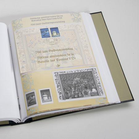 davo-luxe-belgique-extra-perons-d-or-2002-pages-timbres image 1