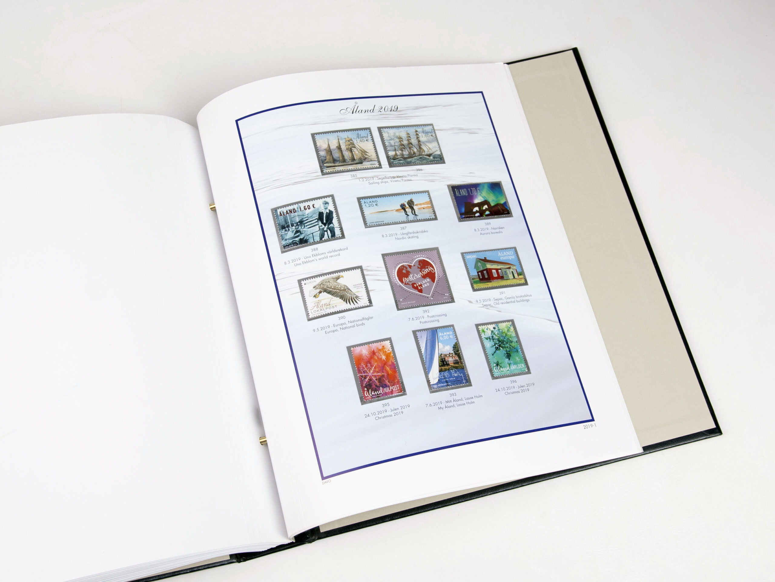 davo-luxe-aland-2019-feuilles-album-timbres-avec-frama-papier-200g image 1