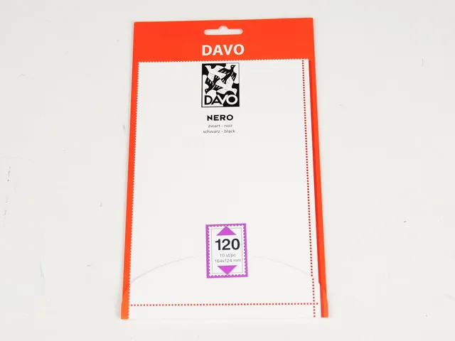 davo-nero-n120-bandes-timbres-164x124-fond-noir-x10 image 1