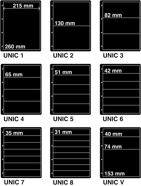 davo-kosmos-unic-assortiment-9-pages-noires-carton image 1
