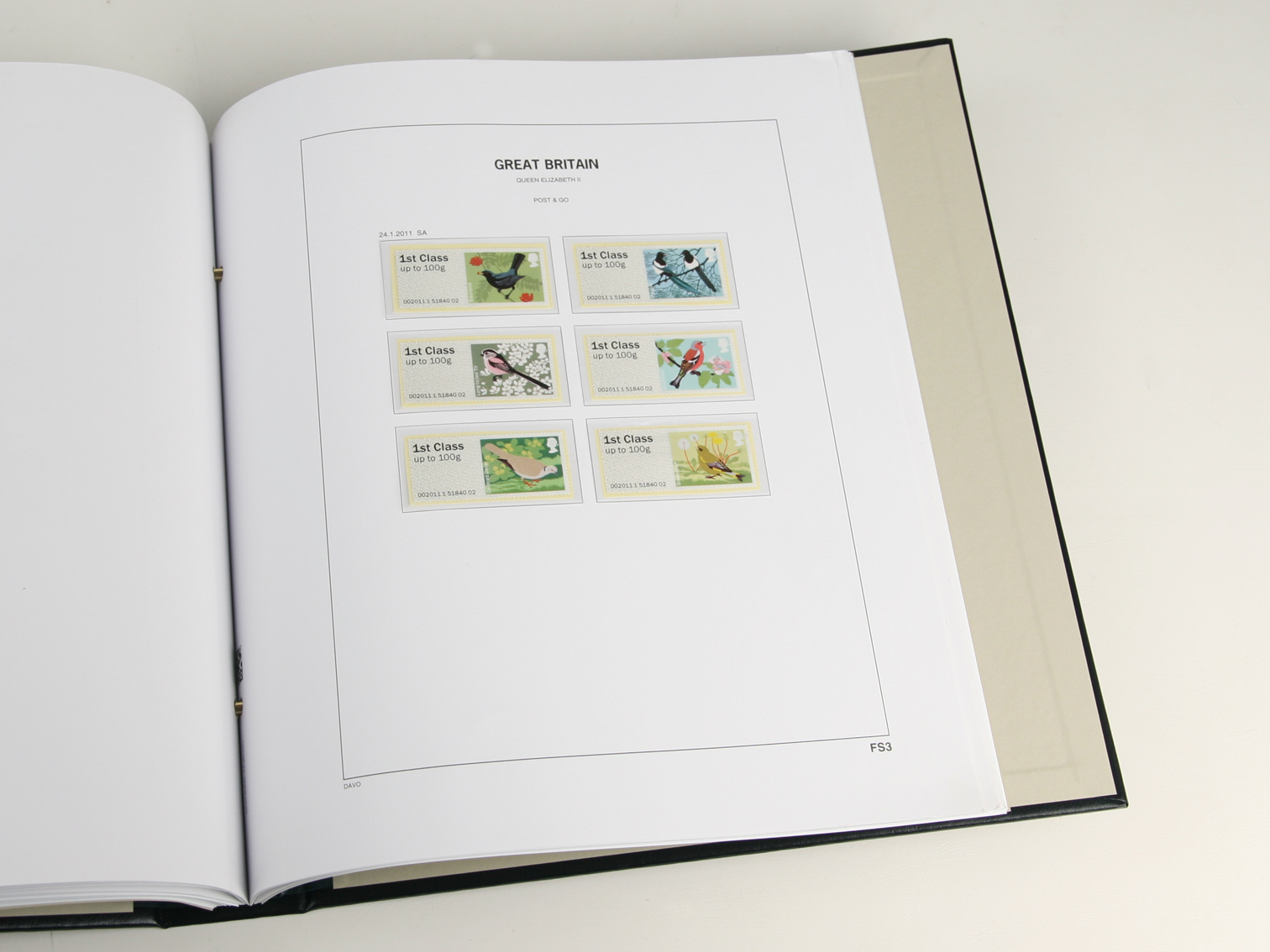 davo-luxe-g-bretagne-fast-stamps-2010-pages-album image 1
