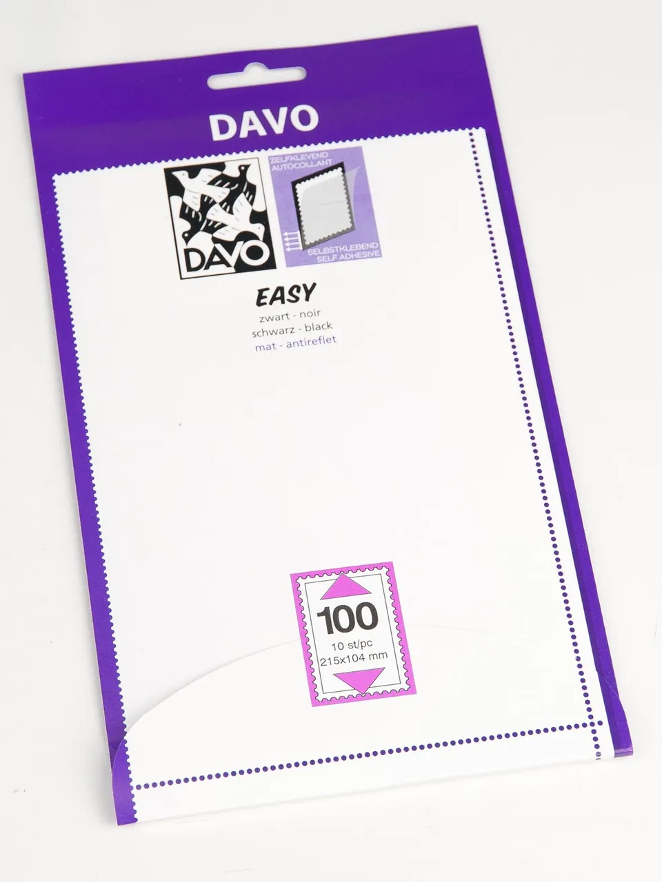 davo-easy-z100-bandes-de-montage-noires-215x104-mm-10-pi-ces image 1