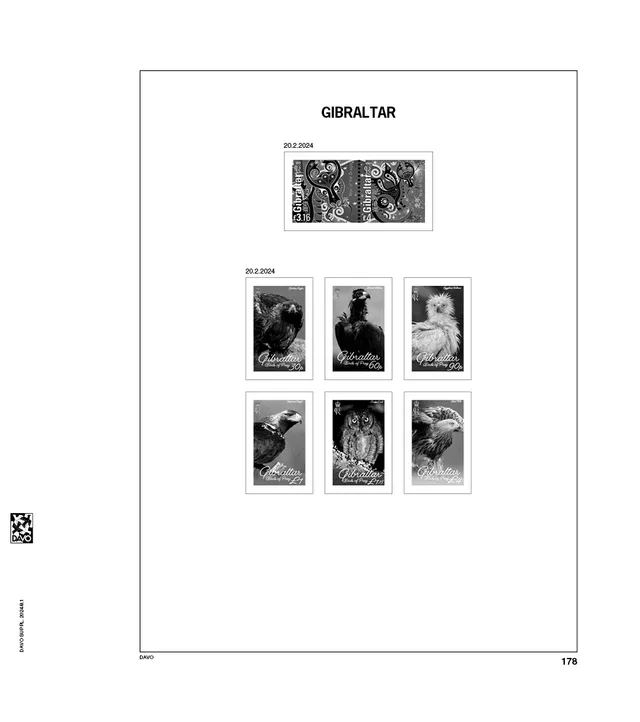 davo-luxe-gibraltar-2024-pages-album-timbres-170-g image 1
