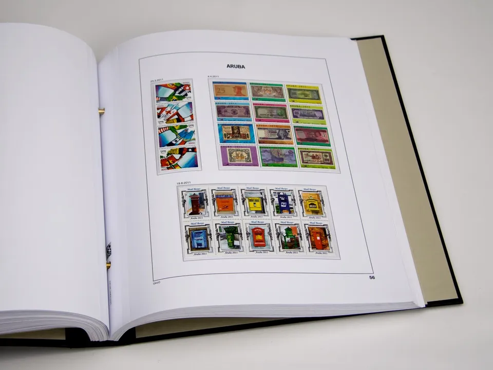 davo-luxe-suppl-ment-aruba-2021-pages-album-timbres image 1