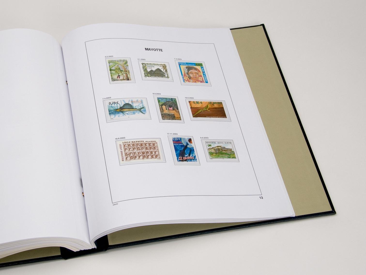 davo-luxe-suppl-ment-mayotte-2003-pages-timbres-170g image 1
