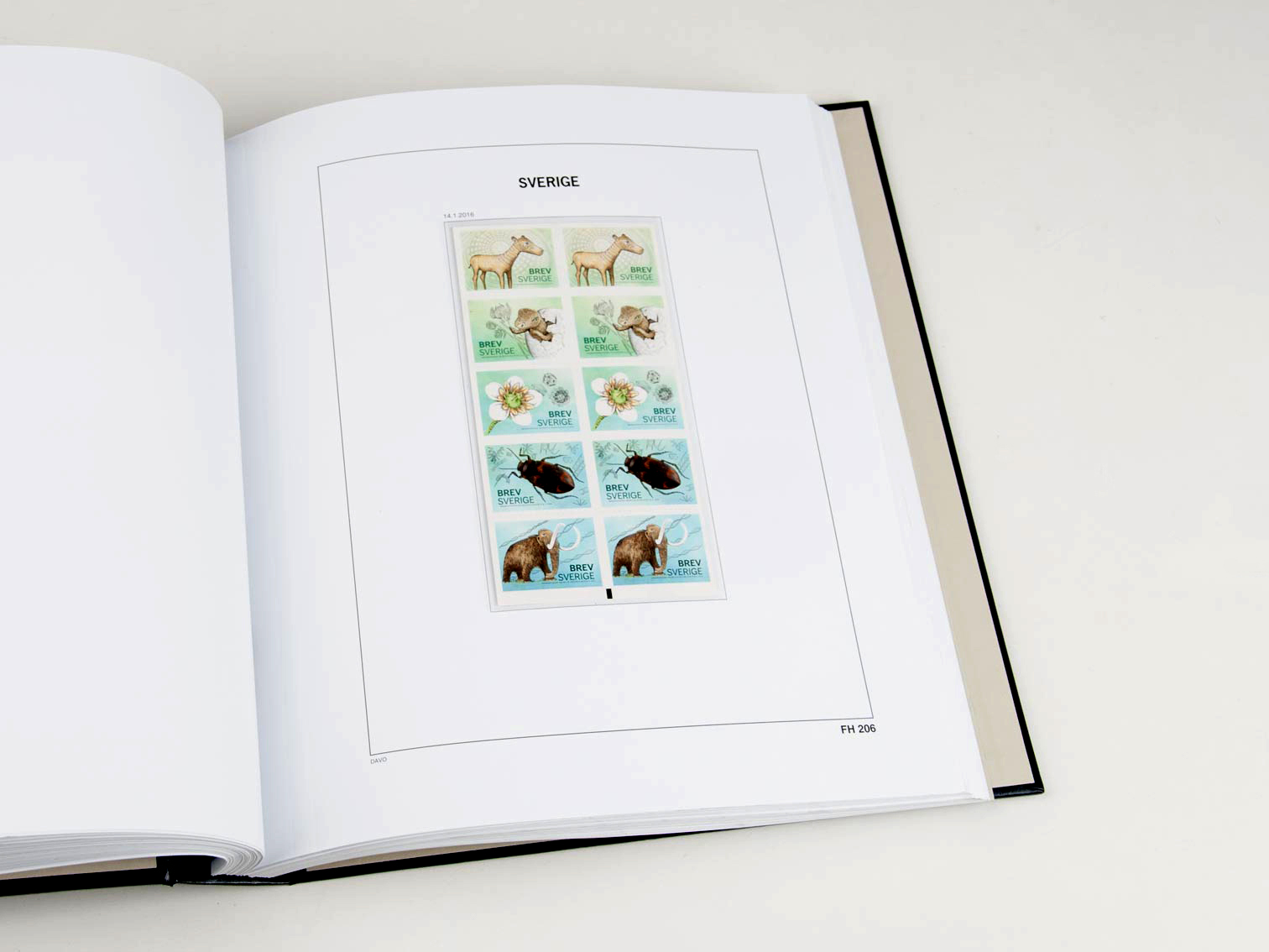 davo-luxe-su-de-au-2016-pages-suppl-ment-album-timbres image 1