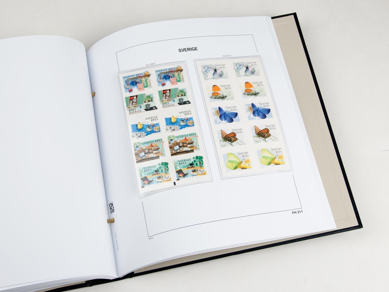 davo-luxe-su-de-au-2017-feuillets-album-timbres-ann-e-2017 image 1