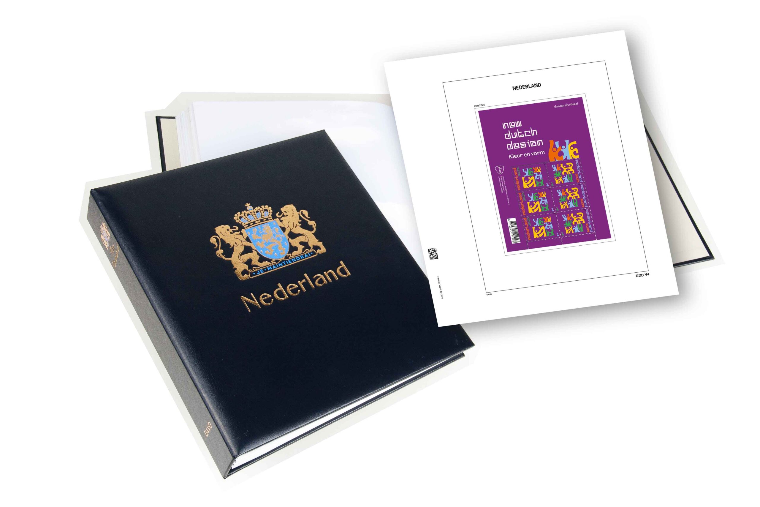 davo-luxe-new-dutch-design-album-timbres-2025-coffret-bleu image 1
