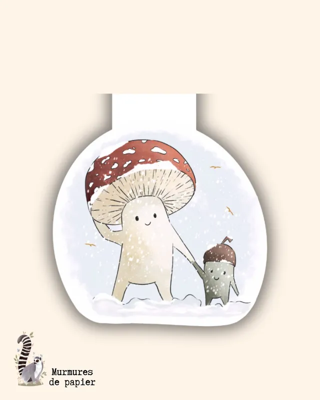 murmures-de-papier-marque-pages-balade-marque-page-magn-tique image 1