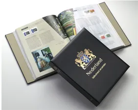 davo-luxe-reliure-album-pays-bas-ii-bleue-avec-cassette image 1