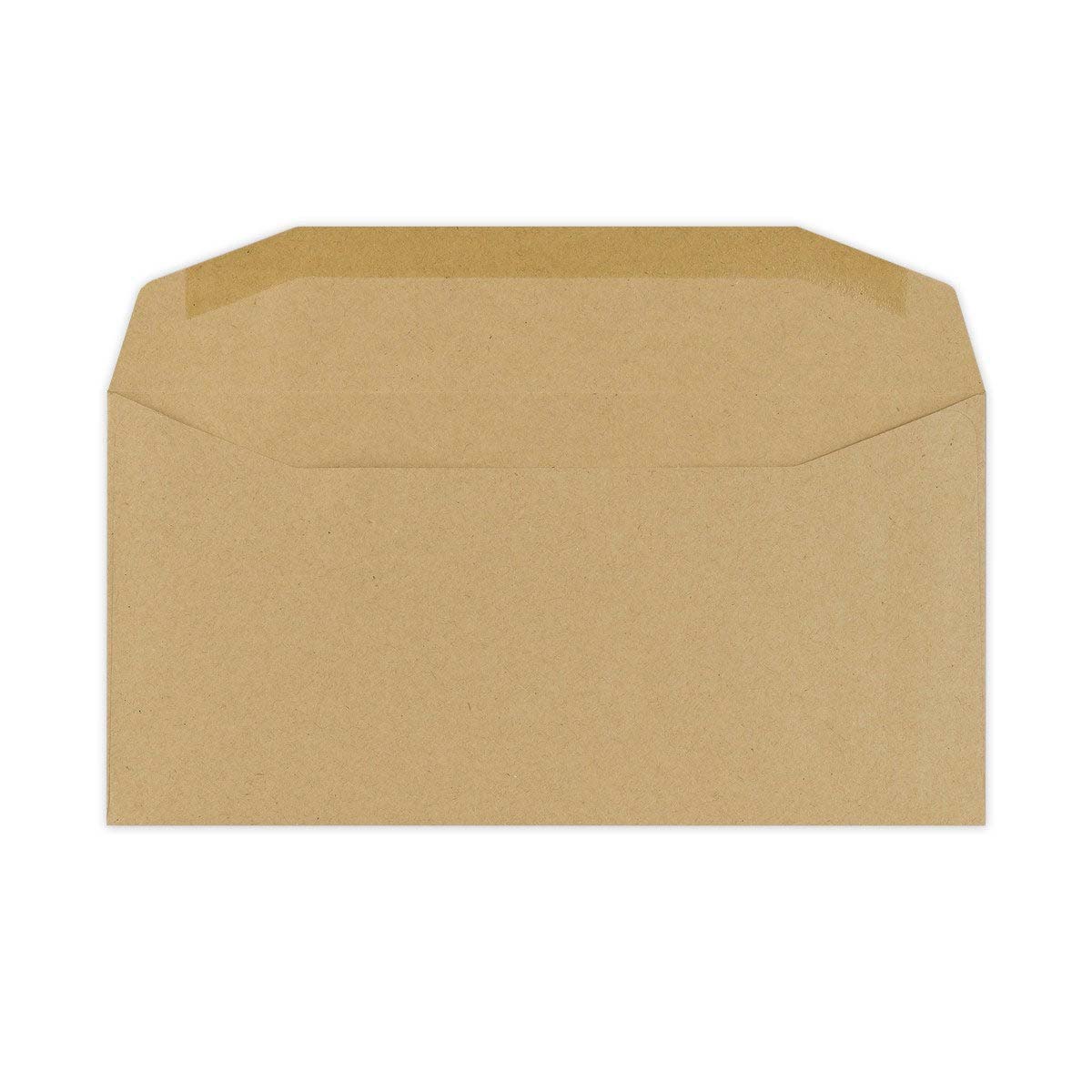 enveloppes-papier-manille-110x220-mm-dl-enveloppe-kraft image 1