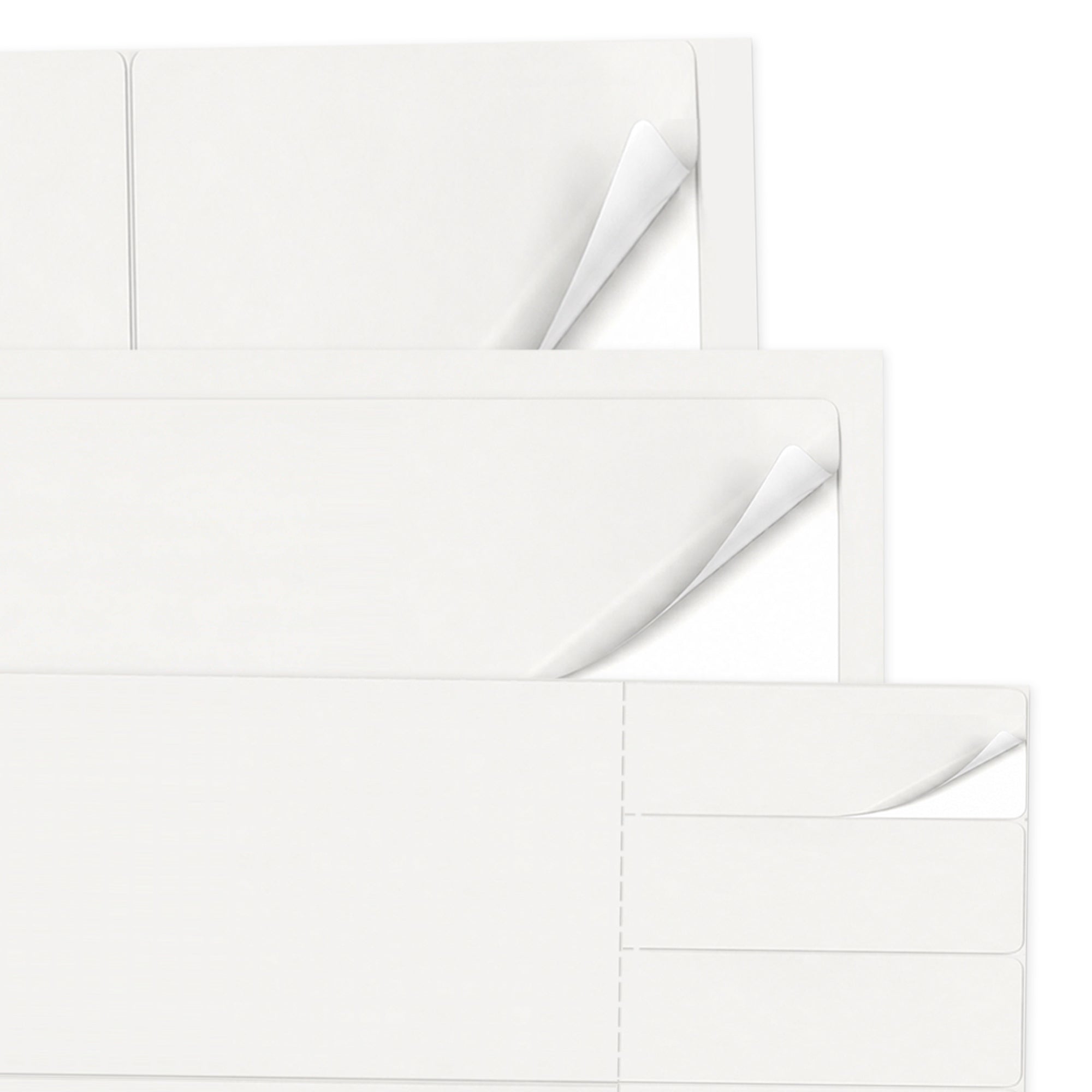 enveloppes-france-tiquettes-adh-sives-blanches-l-lot-100-feuilles-autocollant image 1