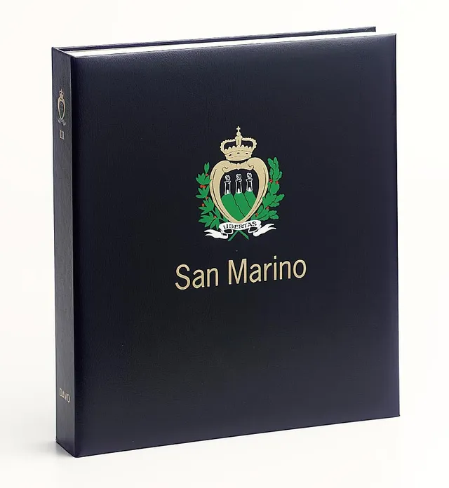 davo-luxe-san-marino-ii-reliure-album-timbres-bleue image 1