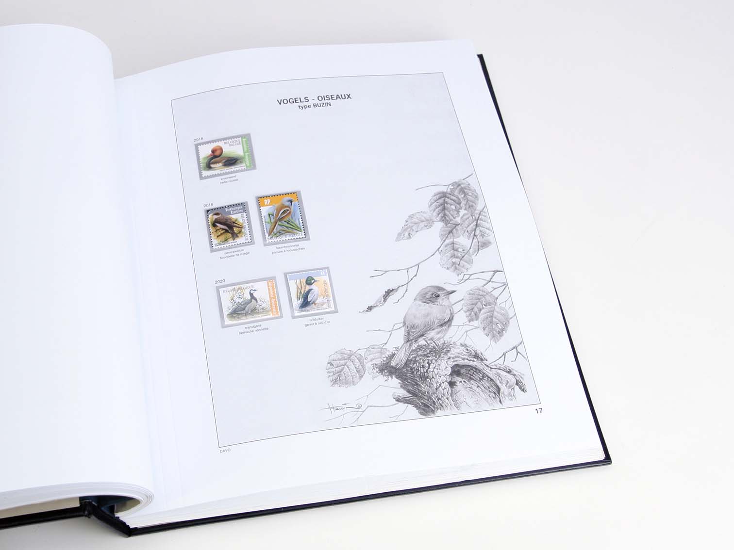 davo-luxe-belgique-v-feuilles-timbres-1995-1999 image 1