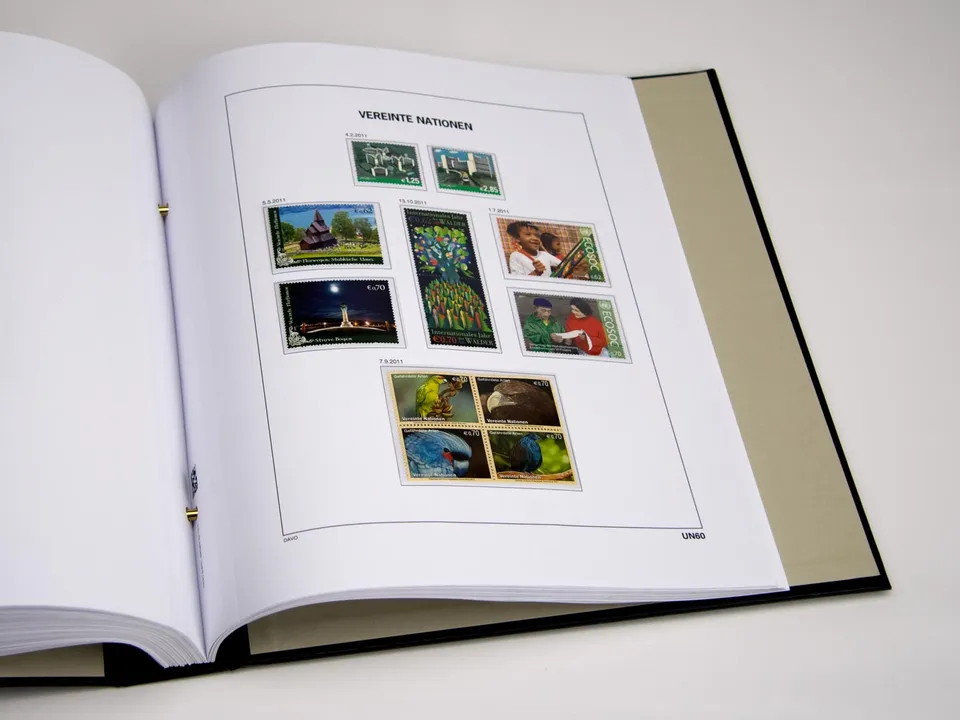 davo-luxe-autriche-uno-2021-feuilles-album-timbres-vienne image 1