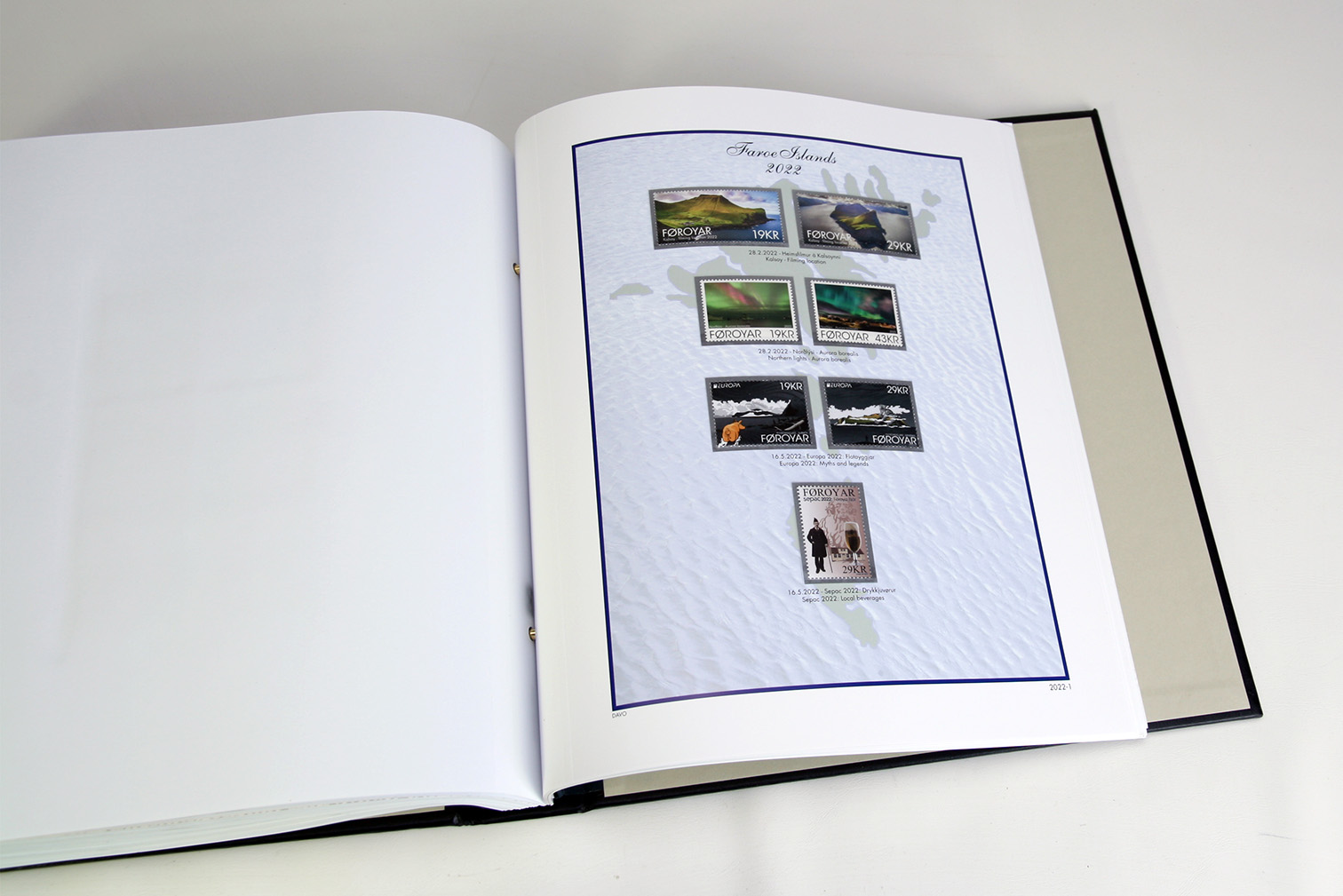 davo-luxe-faroer-2022-recharge-pages-timbres-carnets image 1