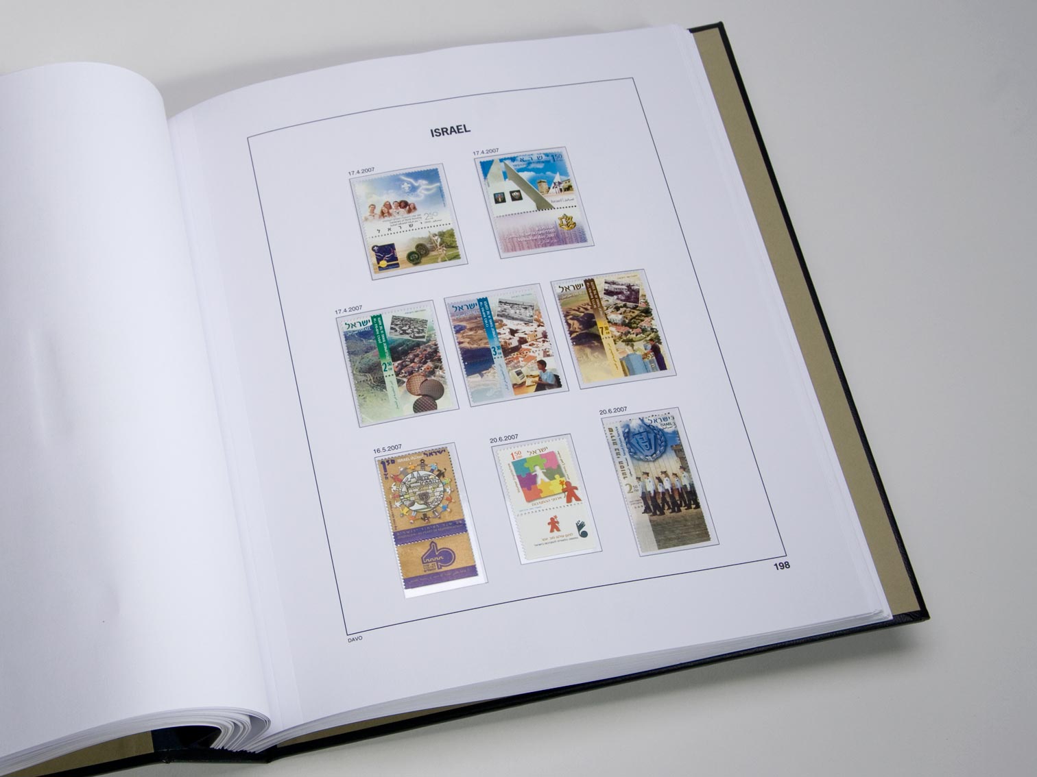 davo-luxe-israel-2017-feuilles-album-timbres image 1