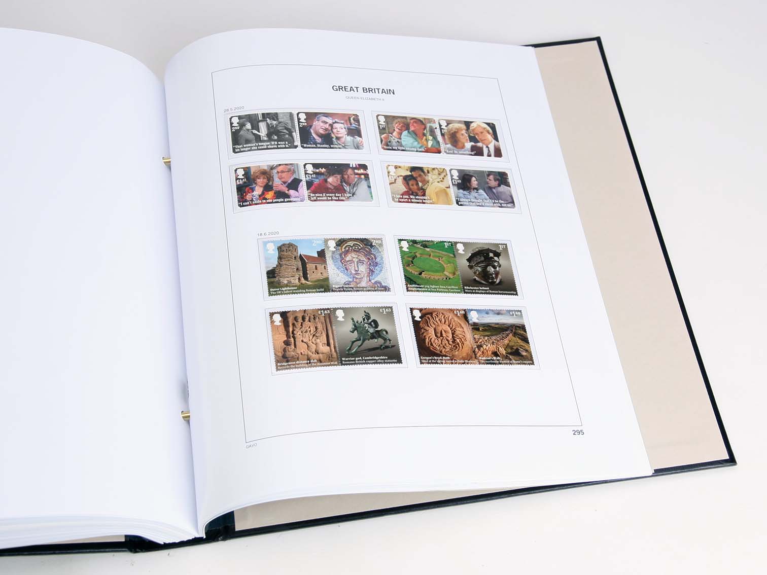 davo-luxe-grande-bretagne-2020-pages-album-timbres image 1