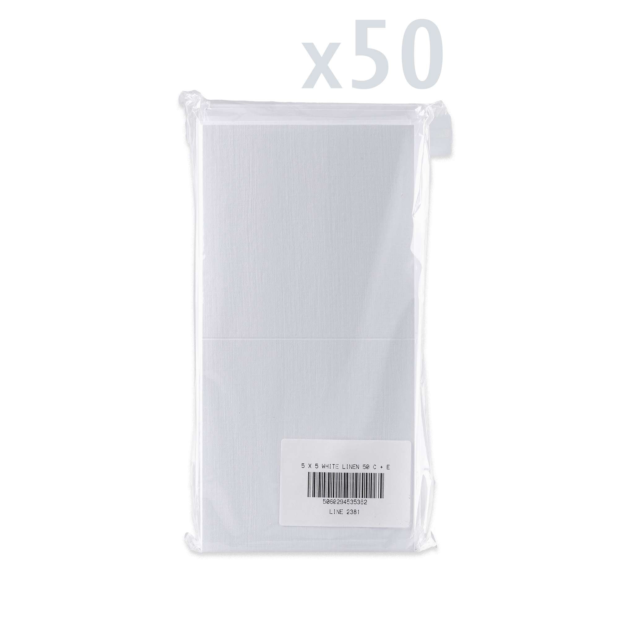 enveloppes-france-cartes-et-papiers-lot-cartes-enveloppes-lin-blanc-130x130-mm image 8