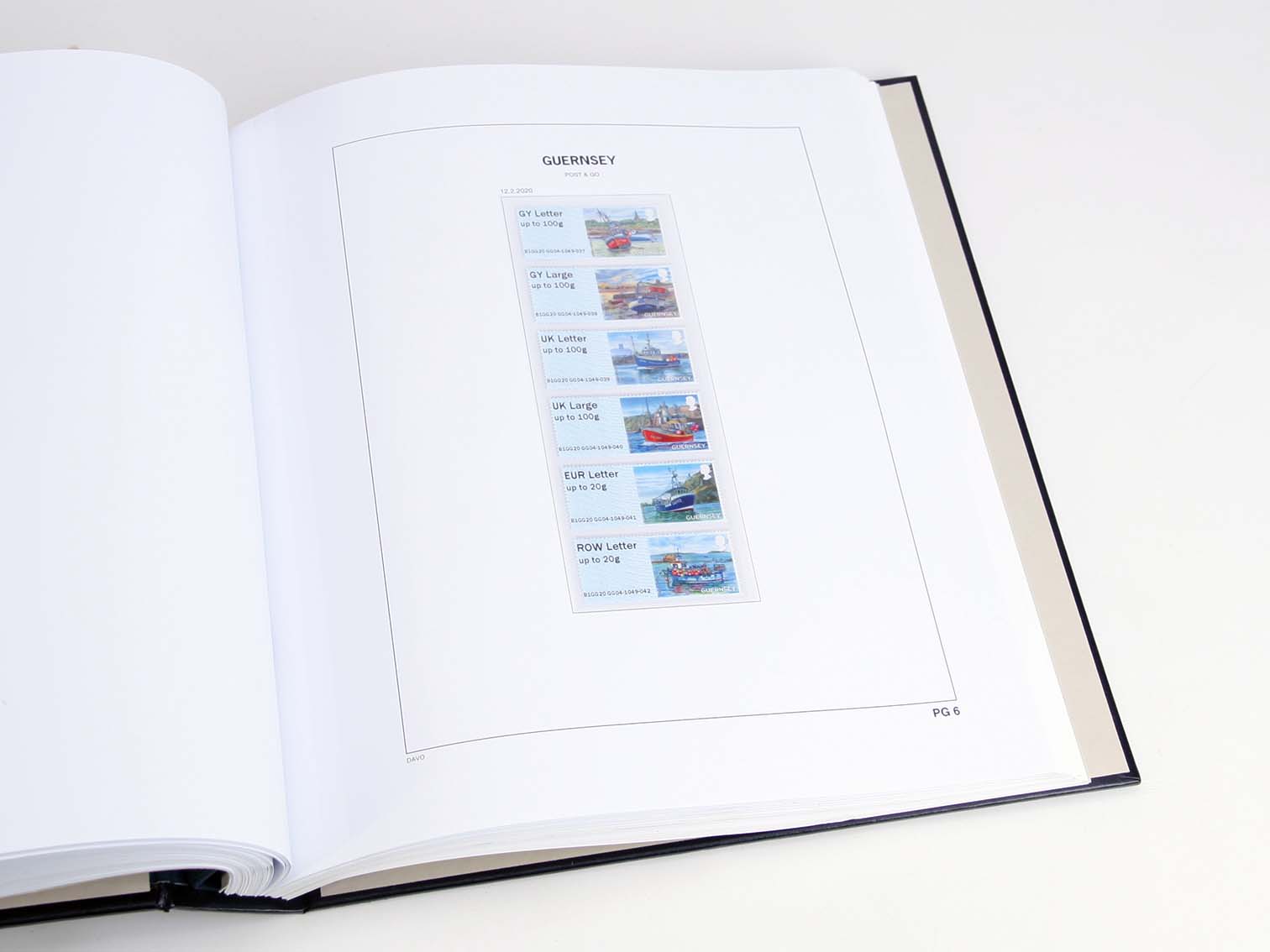 davo-luxe-guernsey-post-go-2020-pages-album-timbres image 1