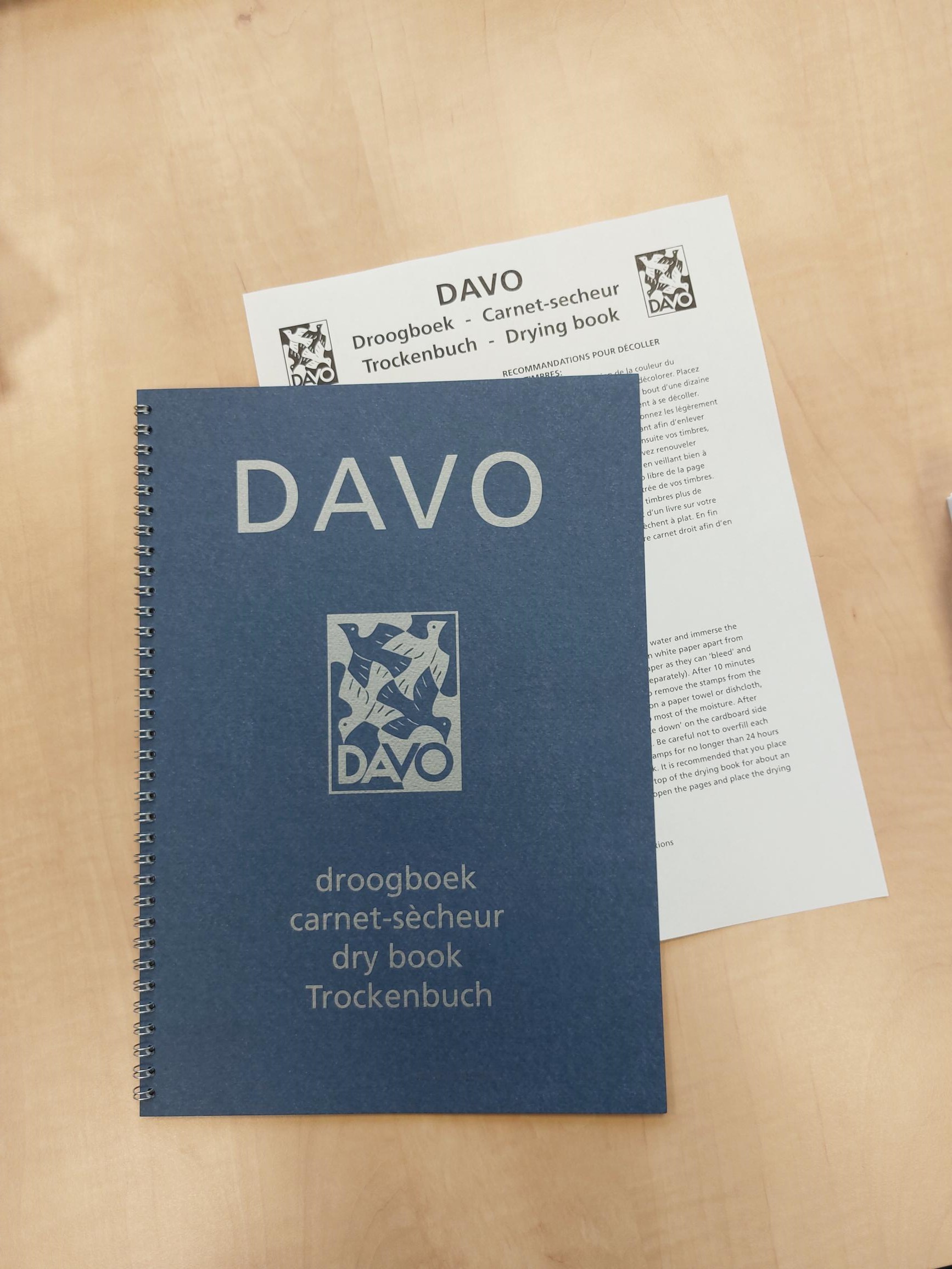davo-various-albums-livre-s-chage-timbres-a4-bleu image 1