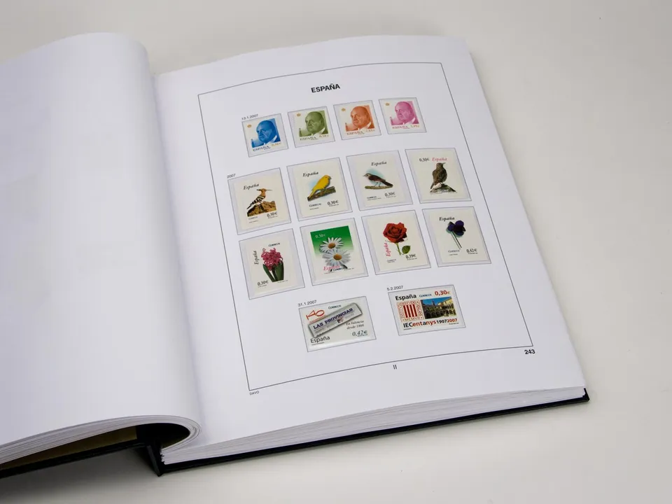 davo-luxe-espagne-2017-feuilles-suppl-ment-timbres image 1