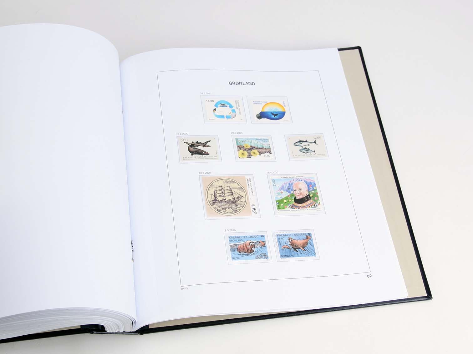 davo-luxe-suppl-ment-groenland-2020-pages-album-timbres image 1