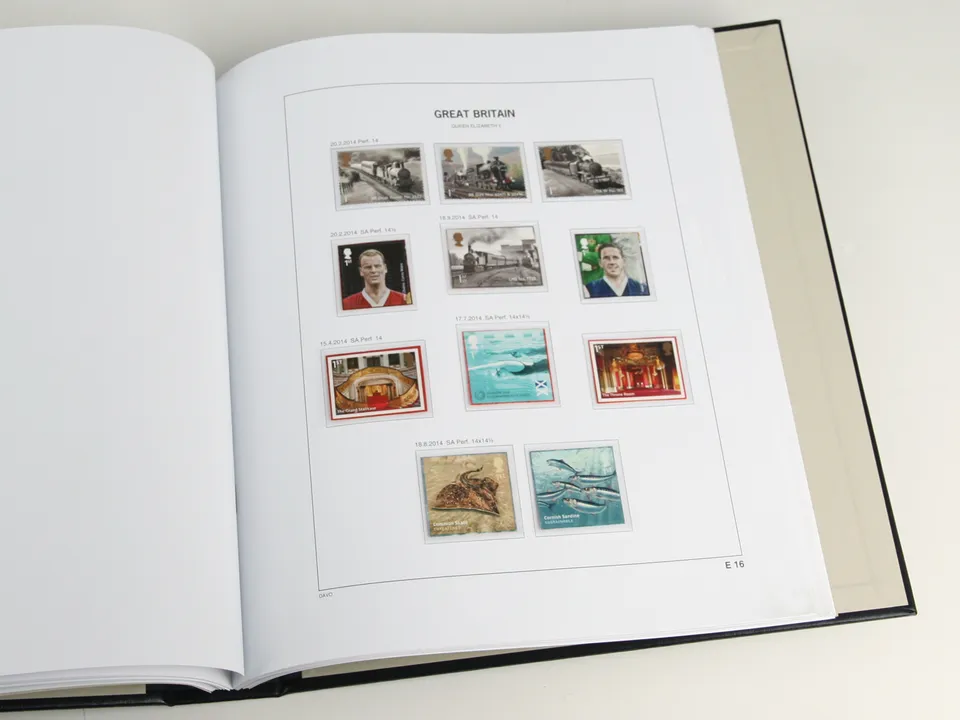 davo-luxe-grande-bretagne-extra-2014-pages-timbres image 1
