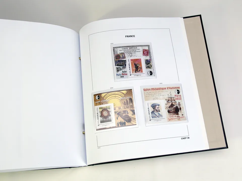 davo-luxe-france-cnep-2022-pages-d-album-blocs-neufs image 1