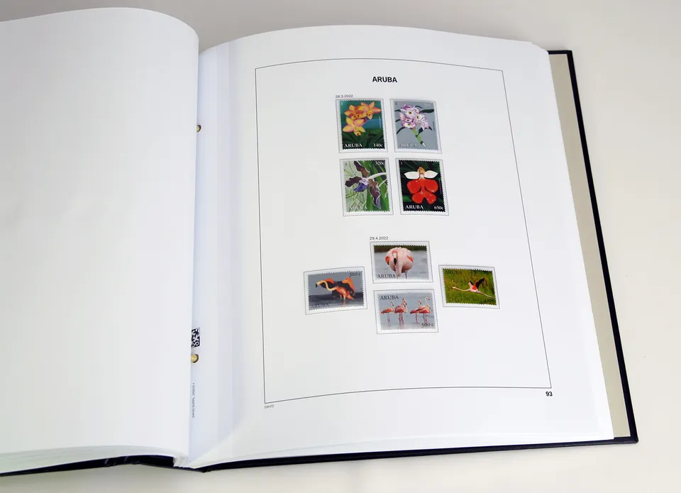 davo-luxe-suppl-ment-aruba-2022-pages-album-timbres image 1