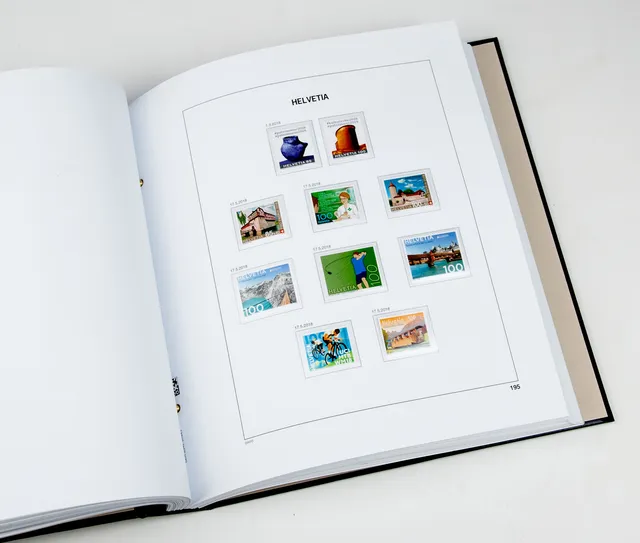 davo-luxe-suisse-2018-feuilles-compl-ment-timbres-papier-170g image 1