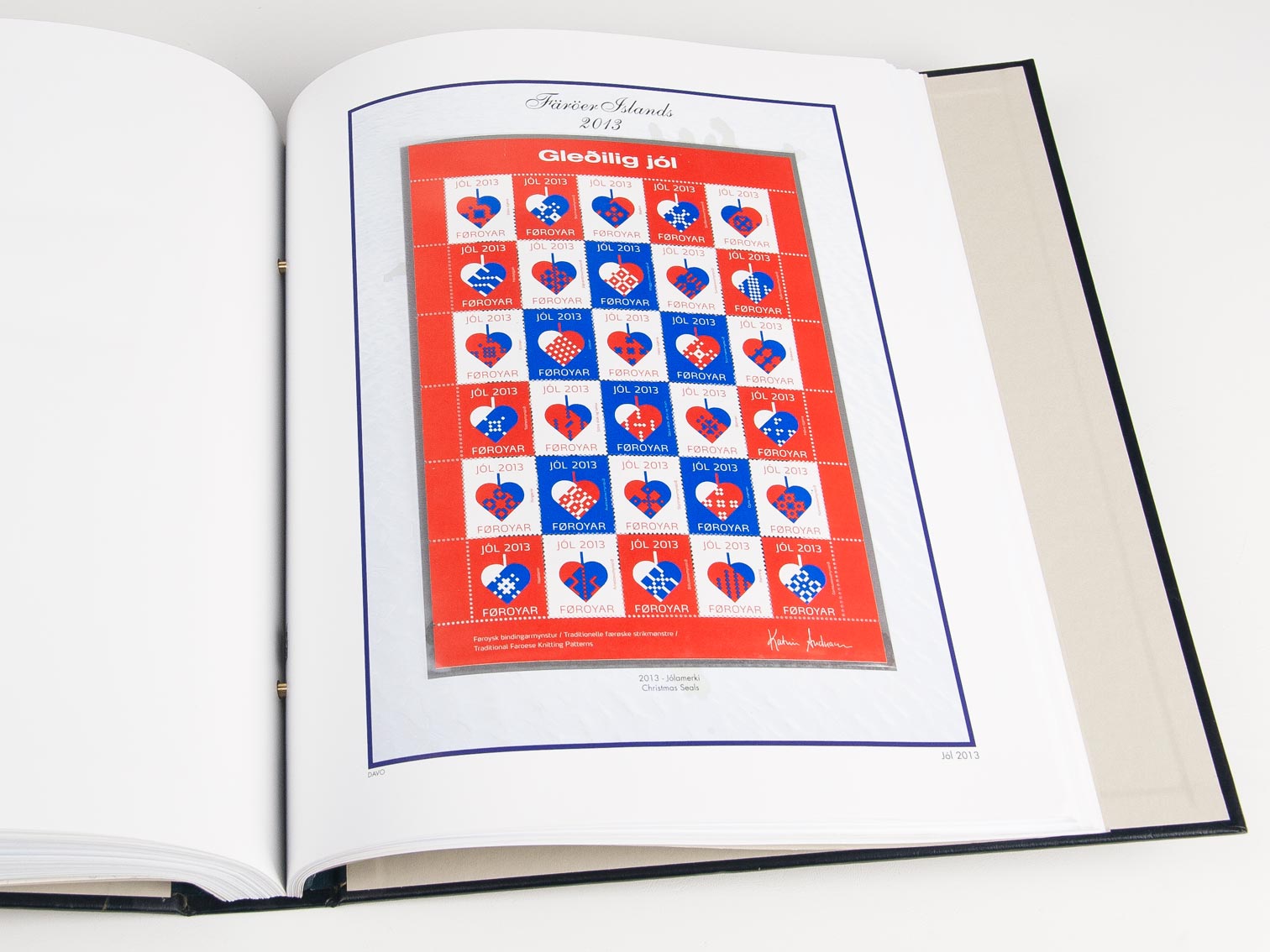davo-luxe-faroer-boekjes-2003-pages-album-timbres-170g image 1