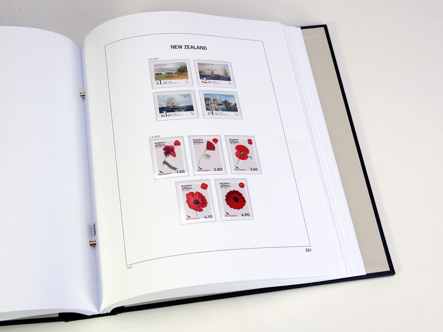 davo-luxe-suppl-ment-nouvelle-z-lande-2022-pages-timbres image 1