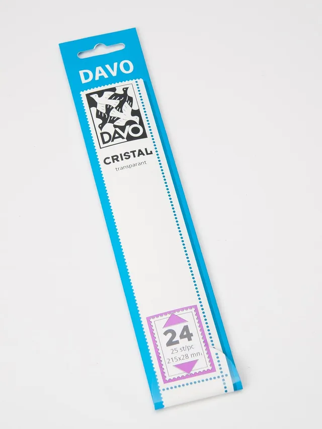davo-cristal-c24-bandes-de-montage-timbres-215x28-lot-de-25 image 1
