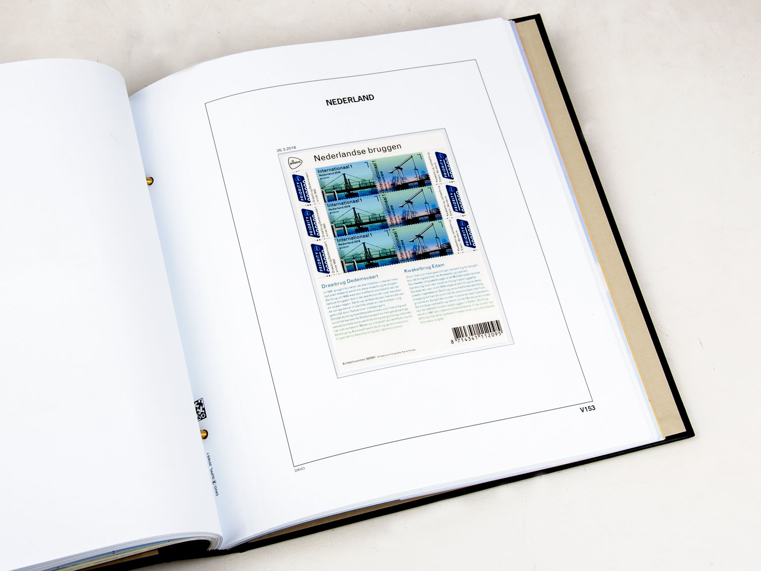 davo-luxe-nederland-velletjes-2018-pages-suppl-ment-album-timbres image 1