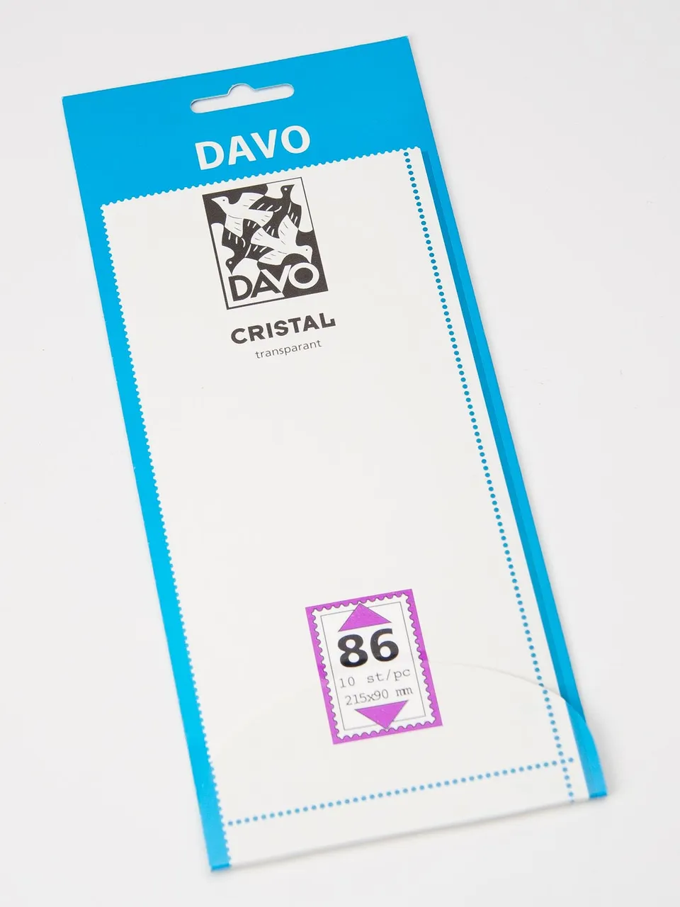 davo-mounts-c86-bandes-cristal-215x90-mm-10-pces-fond-transparent image 1