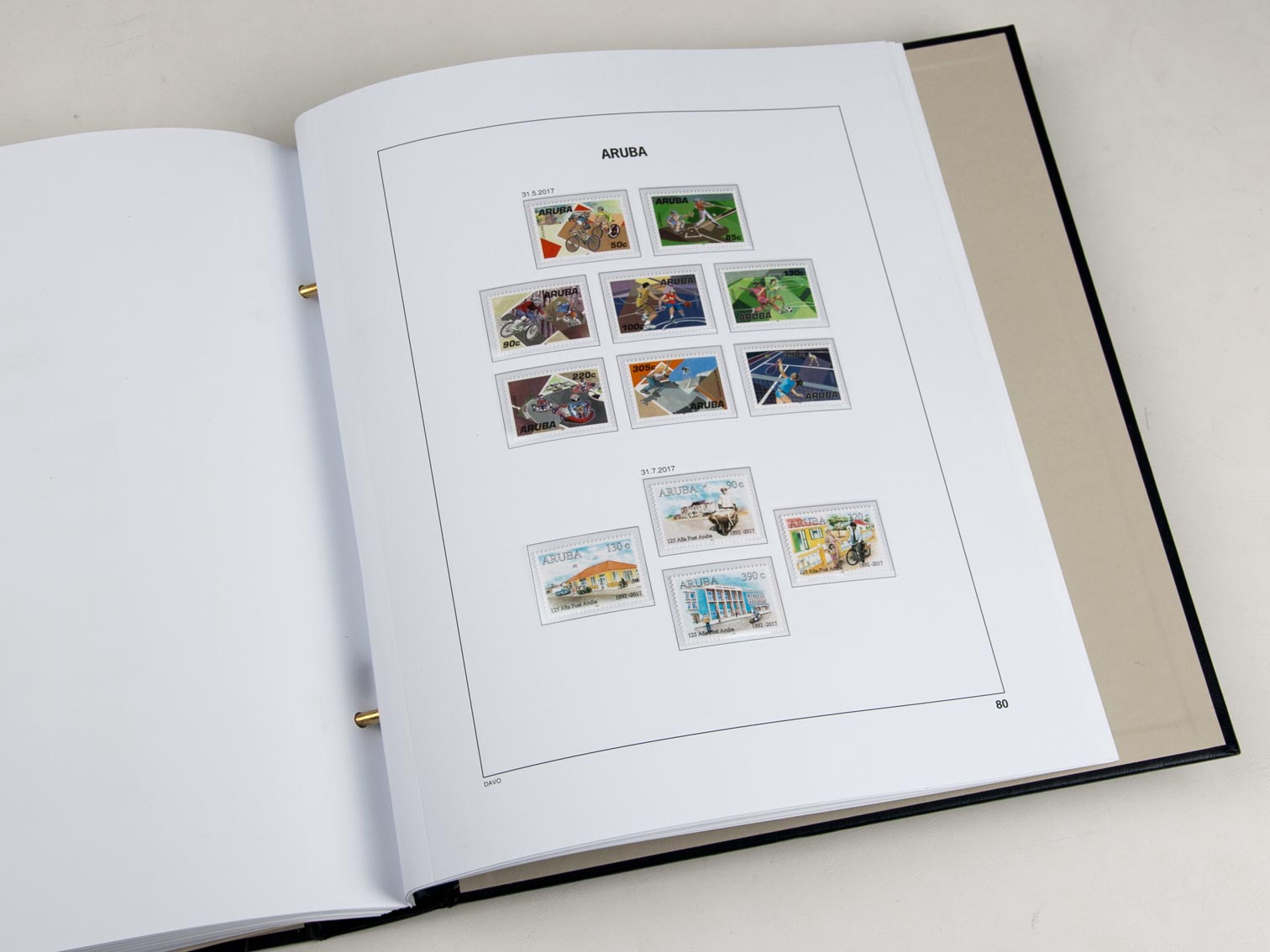 davo-luxe-suppl-ment-aruba-2017-pages-album-timbres-papier-170-g image 1