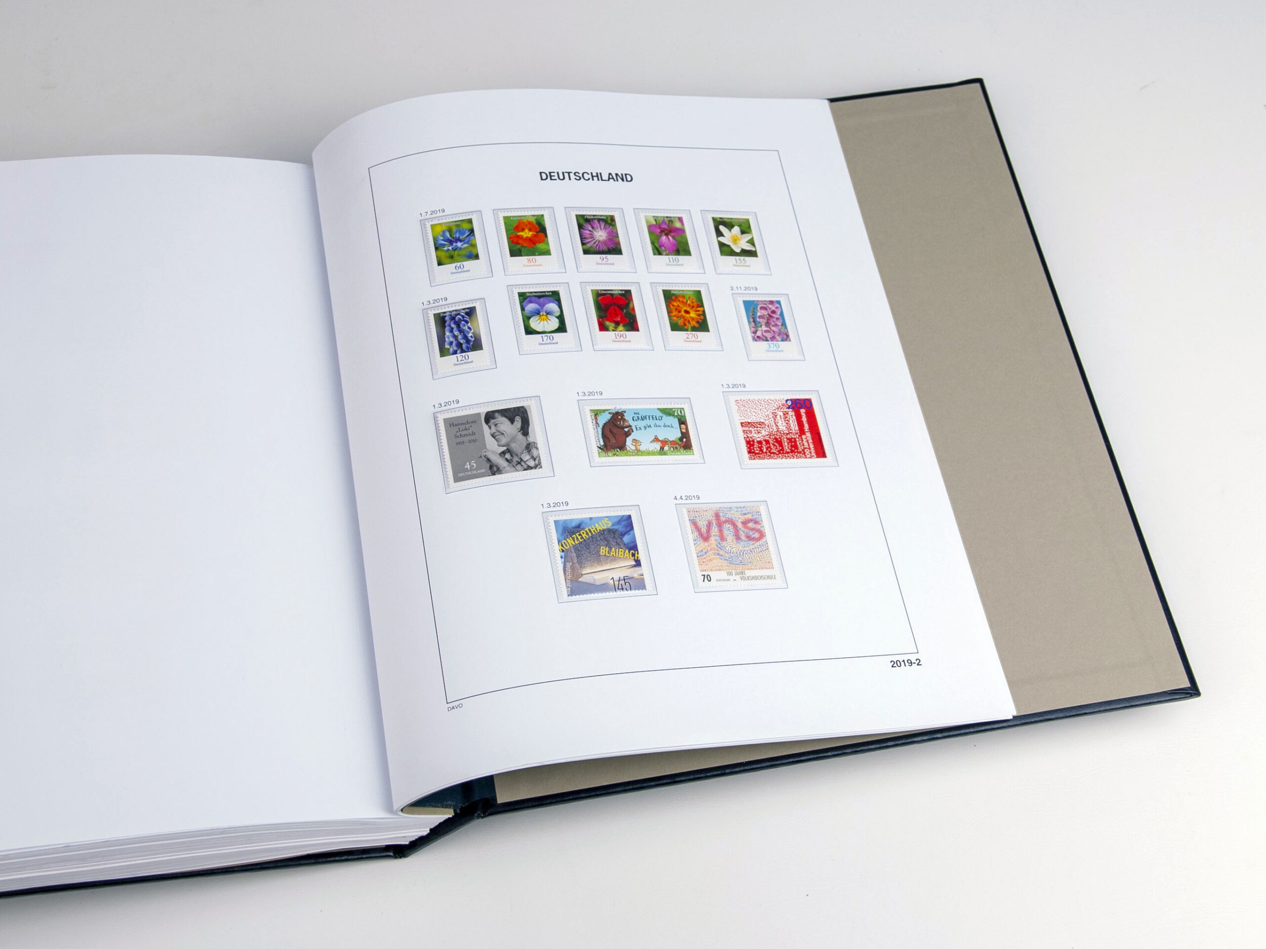 davo-luxe-allemagne-2019-feuilles-suppl-ment-timbres image 1