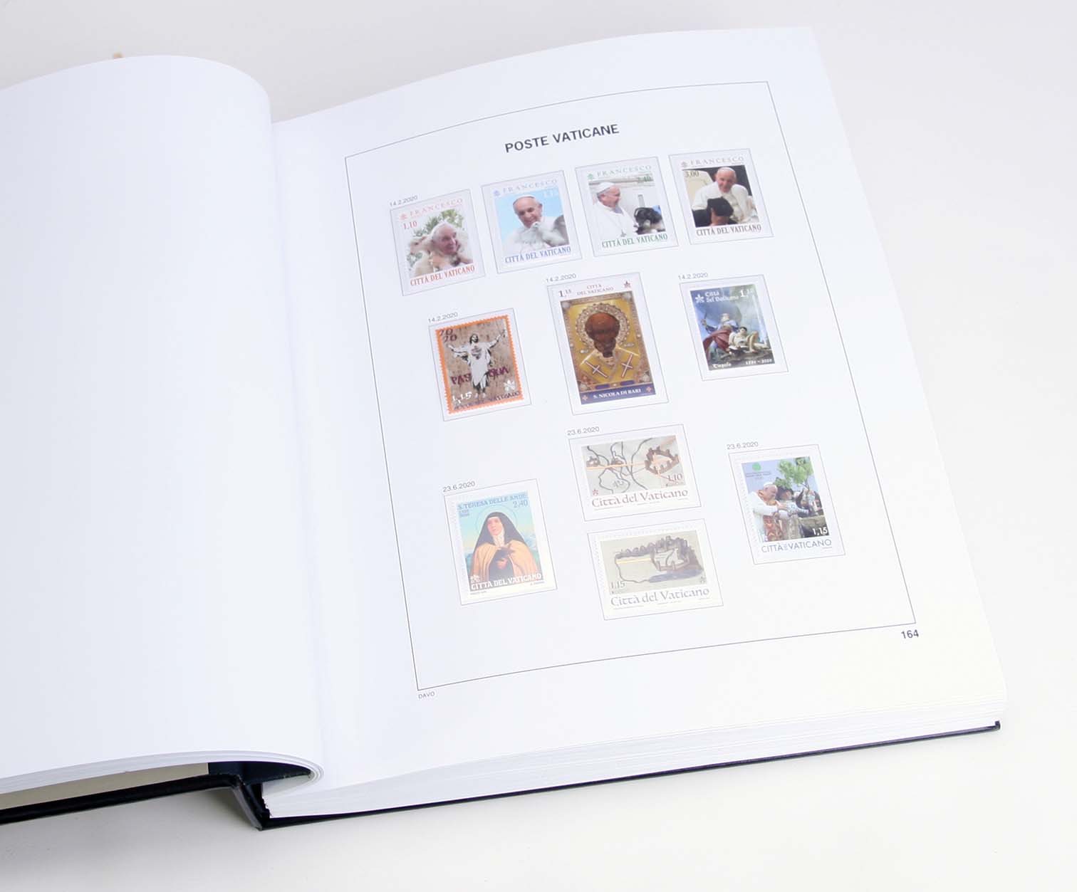 davo-luxe-vatican-2020-pages-suppl-ment-timbres-170g image 1