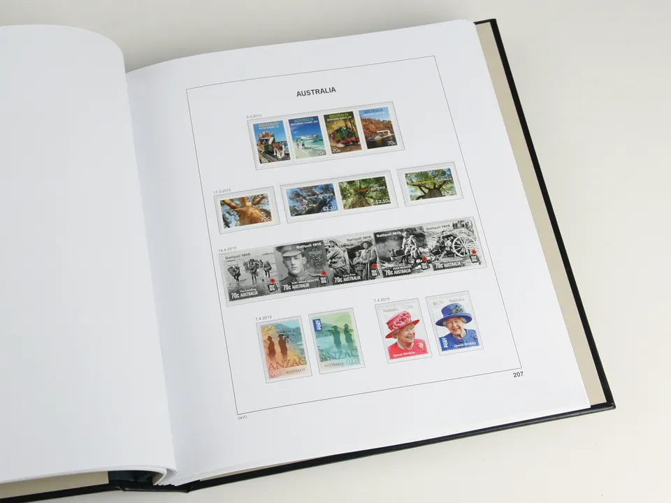 davo-luxe-australie-2025-suppl-ment-pages-timbres-170g image 1