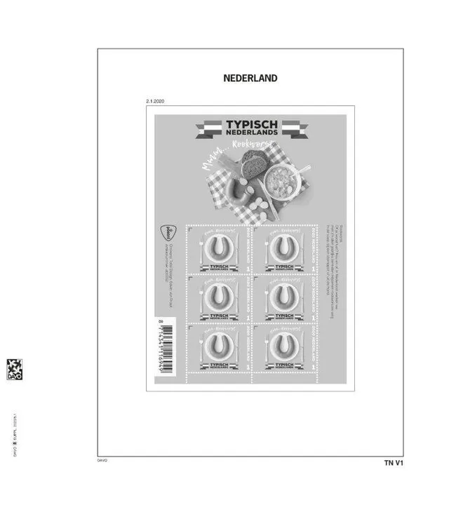 davo-luxe-typisch-nederlands-sommaire-album-timbres-2020-2024 image 1