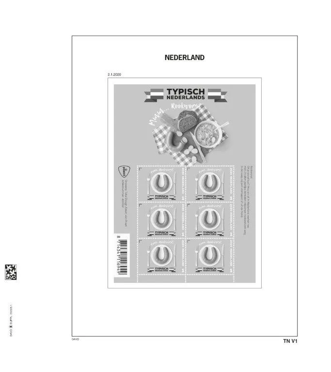 davo-luxe-typisch-nederlands-sommaire-album-timbres-2020-2024 image 1