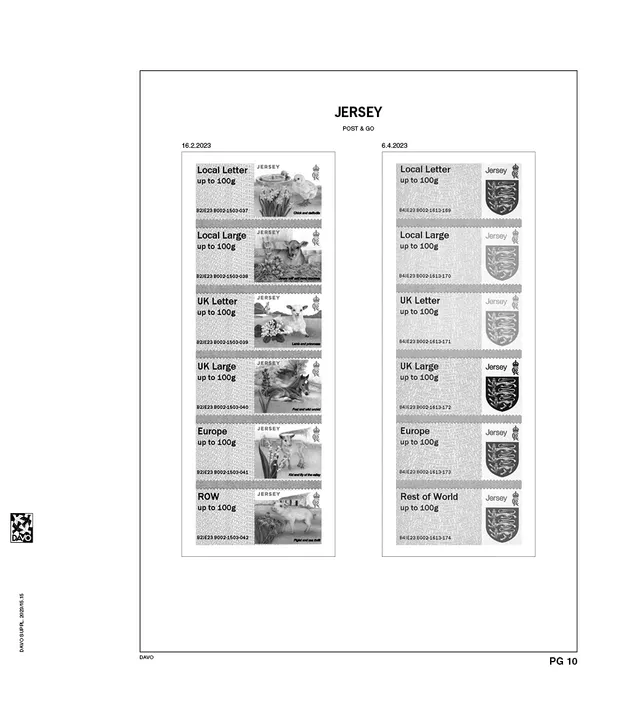 davo-luxe-jersey-post-go-2023-feuillets-album-timbres image 1