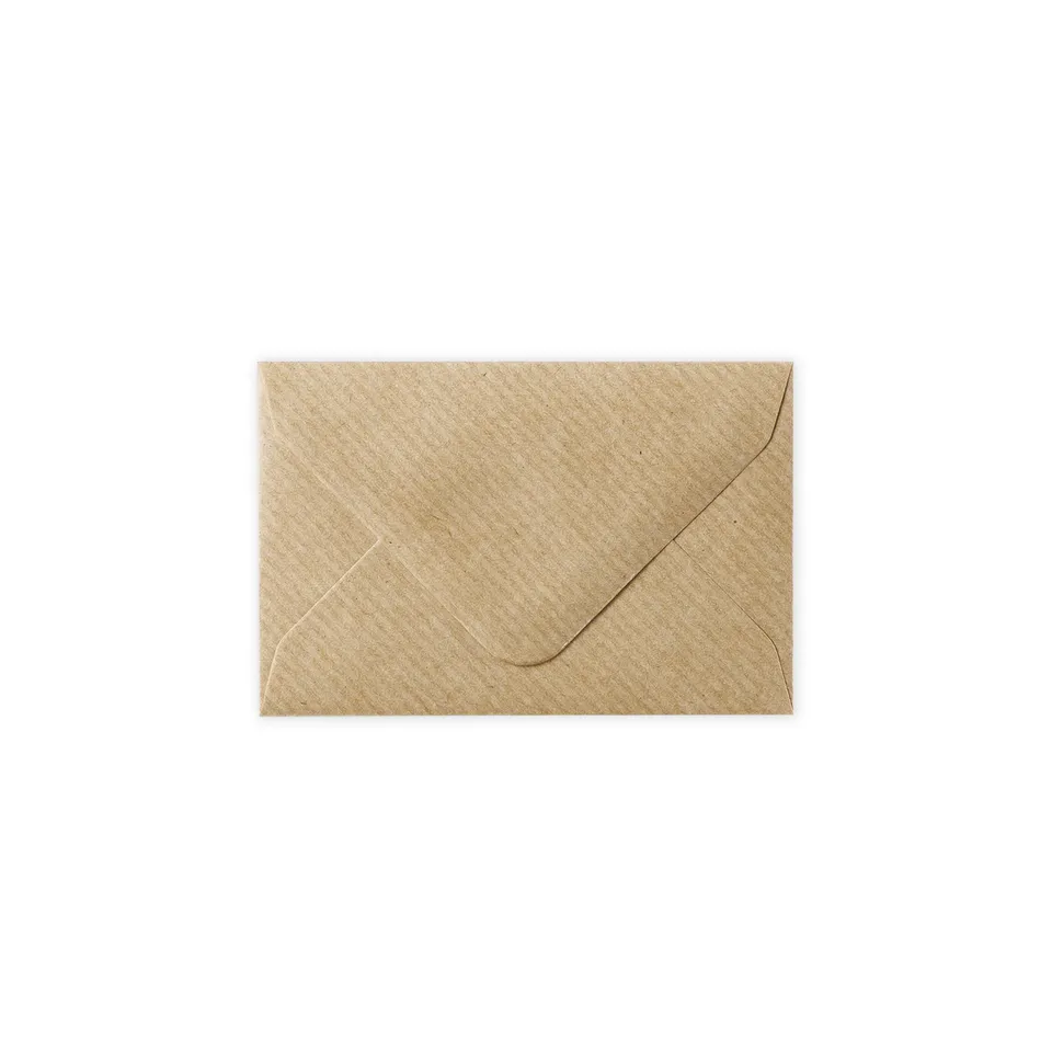 enveloppes-france-kraft-stri-e-enveloppe-62x94-mm-mini-papier image 1